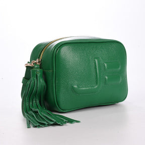 Bolsa Transversal Verde Tropical Green Pequena Barbicacho JB Couro