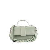 Bolsa Satchel Pequena Verde Sálvia Corrente