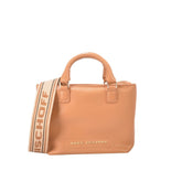 Bolsa Tote Caramelo Tan Logomania Couro